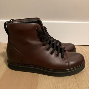 Vince maroon high-top sneaker boots- men’s size 10